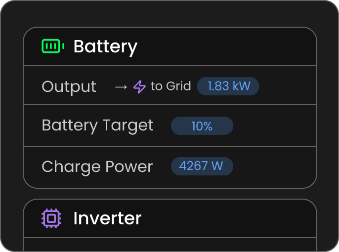 Inverteri ja aku integratsioon